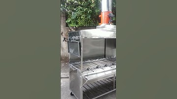 Lò nướng kết hợp quay có chụp hút khói đặt theo yêu cầu. #0938767863 #ctyhoamai #loquay #bbq #food