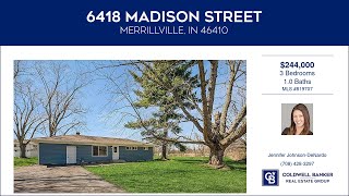 6418 Madison Street, Merrillville, Indiana Homes for Sale | www.coldwellhomes.com