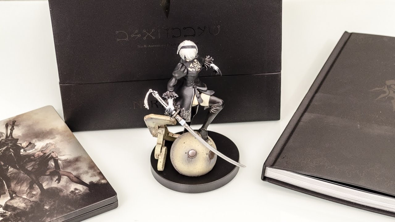 Распаковка редкого сексуального издания Nier Automata - Black Box Edition