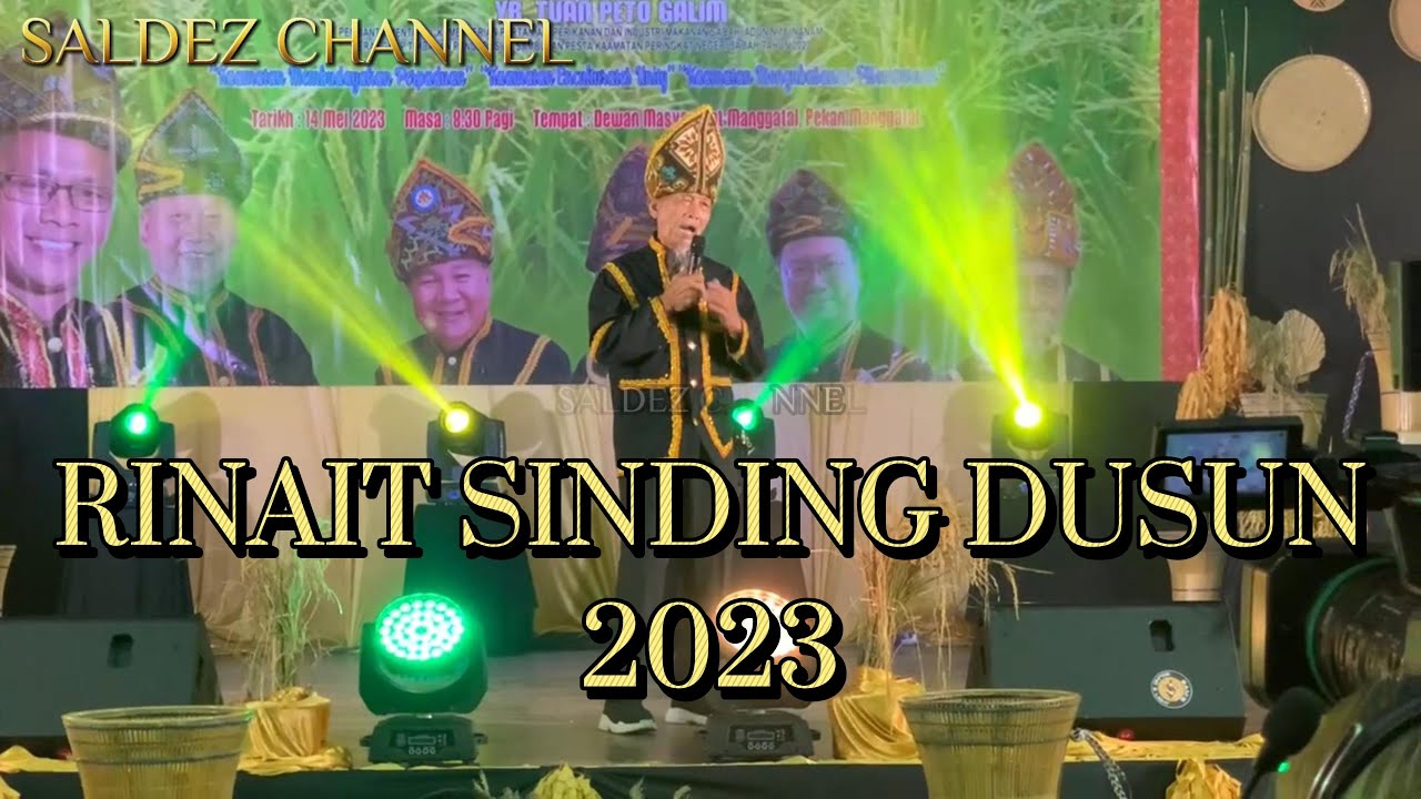 Contoh Rinait RINAIT SINDING DUSUN‼️ Sempena Unduk Ngadau Pertandingan Akhir Pesta ...