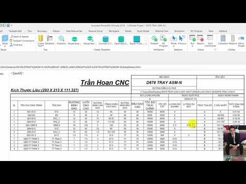 SETUP SHEET POWERMILL