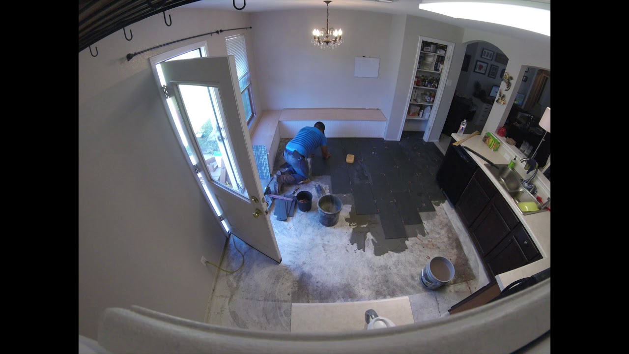 Kitchen Floor Time Lapse - YouTube