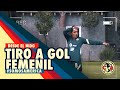 Tiro a gol - Club América Femenil