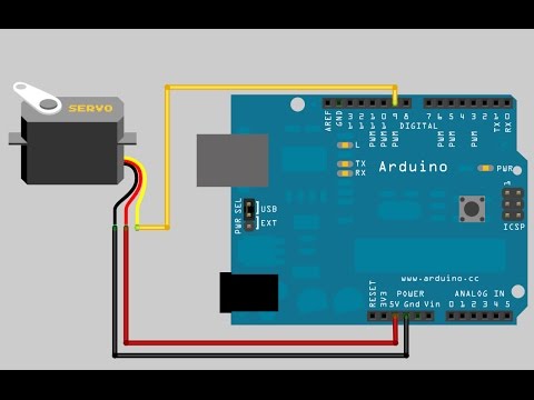 How to control servo  motor  with arduino  UNO tutorial 