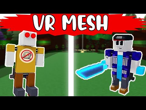 VR MESH без инструментов. Как построить робота без инструментов?