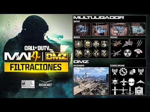 *NUEVAS* FILTRACIONES de MW4: MAPAS, RACHAS, VENTAJAS...