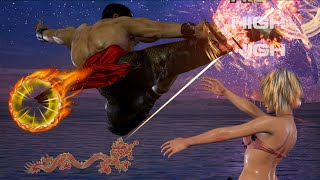 Tekken 7 | Law d/f+2 New Max Damage + Swag Ender Combos