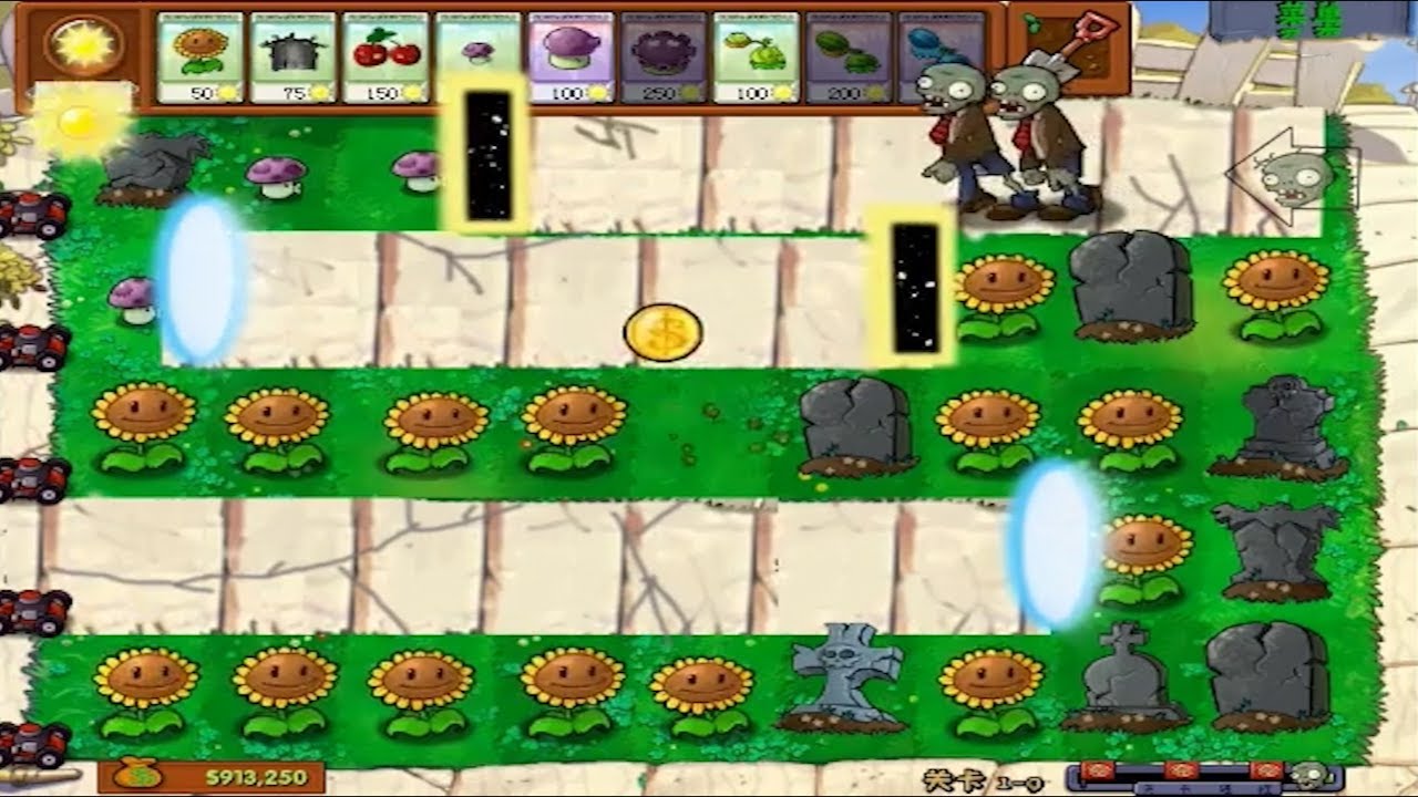 Plants vs Zombies MOD New Stage (Tower Defense) YouTube