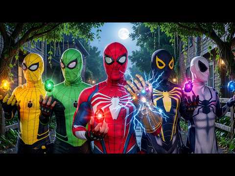 Mystery Superhero! Spider-Man Bros Find and Defeat Stranger! (Action POV)