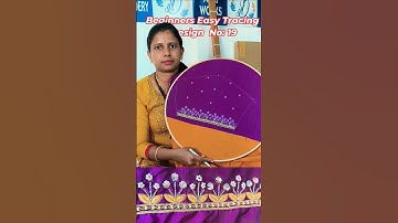 Easy aari tracing designs,aari designs for beginners #aariwork #aariembroidery#aariclass#aaritracing