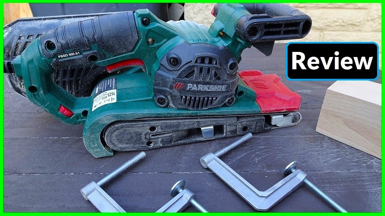 Parkside Belt Sander PBSD 900 A1 (Testing & Review) - YouTube