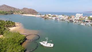 5 7 2018 DRONE: BARRA DE NAVIDAD LAGOON 4K
