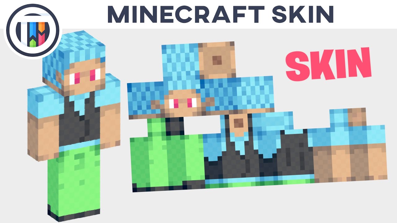 Make minecraft skins from scratch or from reference by Asaiexe