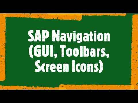 Video: Wat is de SAP-toepassingswerkbalk?