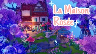 ✨ La Maison Rosée - Cozy Flower CottageCore - Serenitea Pot Design | Genshin Impact | 原神