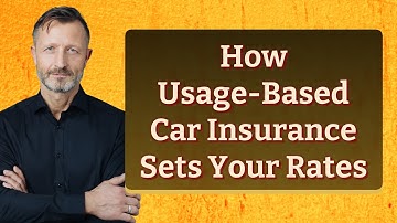 How Usage-Based Car Insurance Sets Your Rates