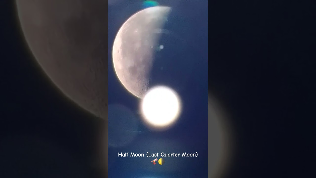 Last Quarter Moon (a.k.a. Half Moon) 🔭🌗 (21-MAY-2025) 