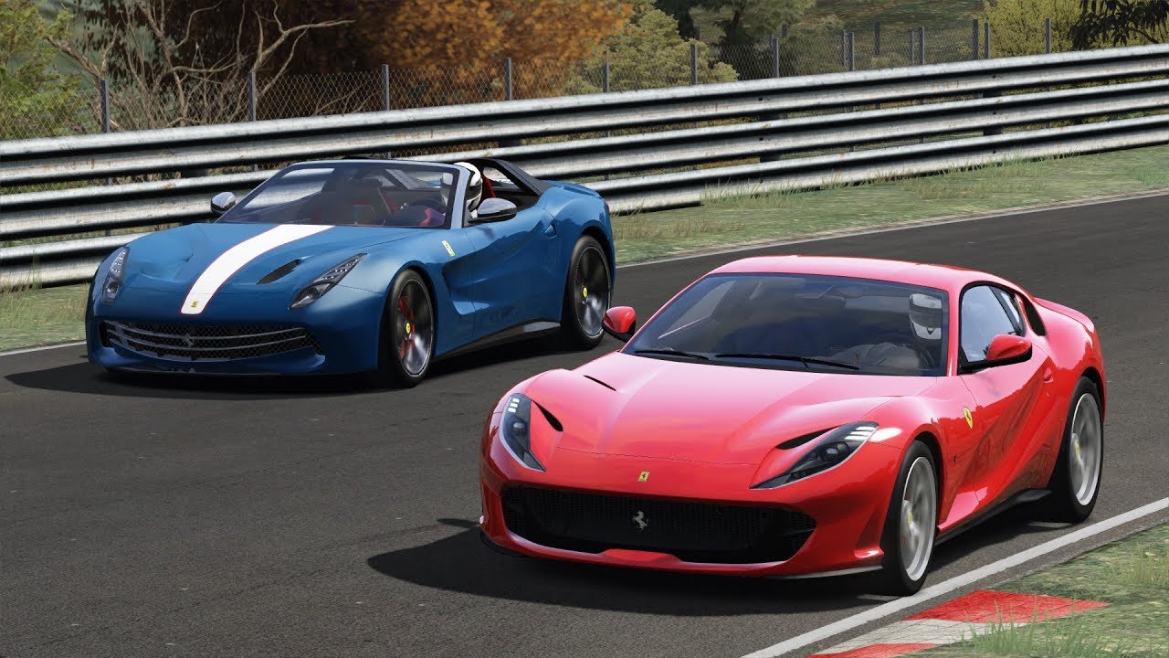 Ferrari F60 America & NEW Ferrari 812 Superfast at Nürburgring ...