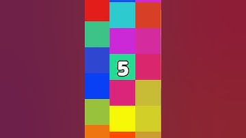 7 Seconds Timer ‐ Countdown Colorful Tiles（Vertical）