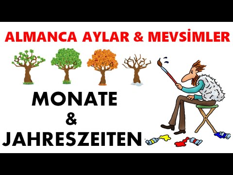 35.DERS ALMANCA|10.sınıf 6.ÜNİTE 8.ders| Almanca Aylar ve Mevsimler - Vivaldi ve Van Gogh Eşliğinde