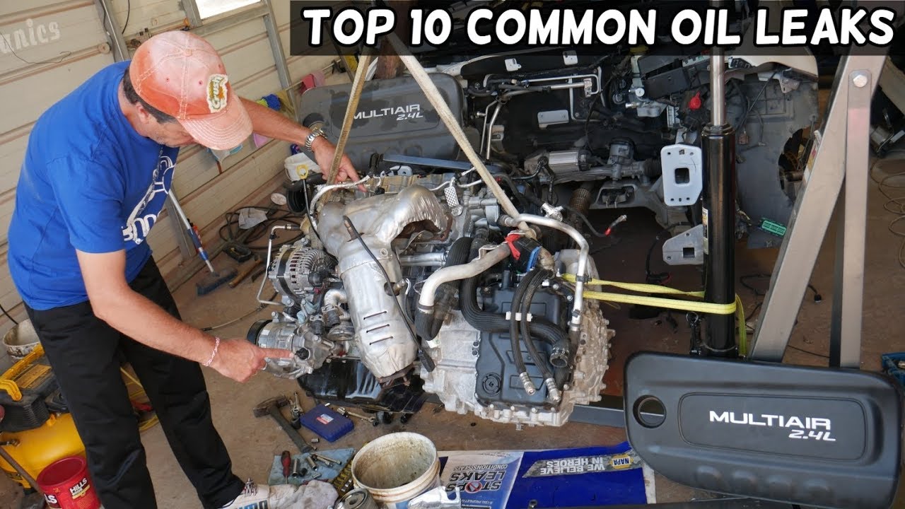 10 COMMON OIL LEAK LEAKS ON JEEP CHEROKEE, COMPASS, RENEGADE  - YouTube