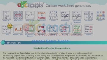 Create your own custom games and activities with abctools (abcteach.com)