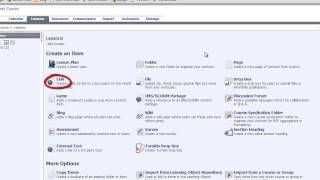 Adding Content Items in ANGEL