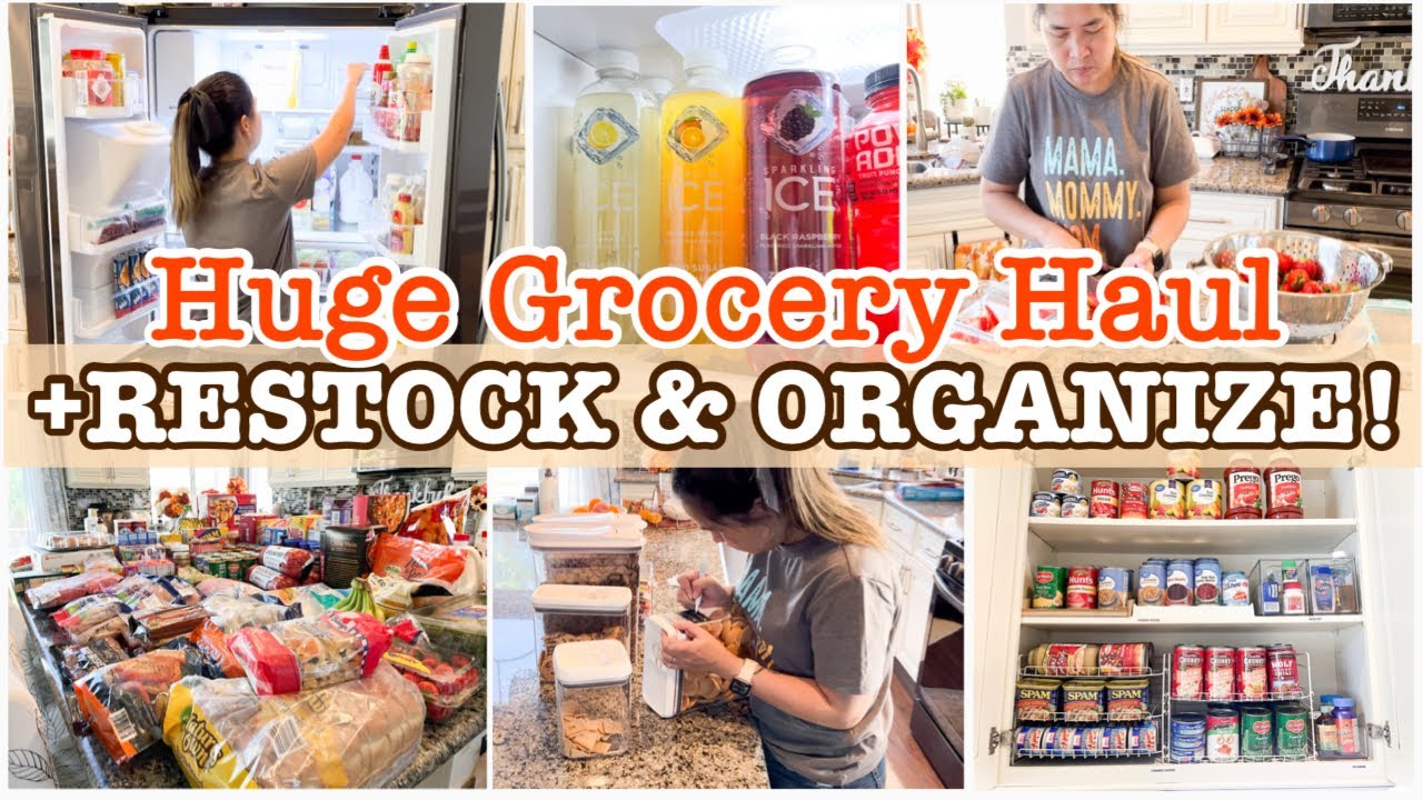 ОГРОМНЫЙ ЗАКУП ПРОДУКТОВ 2023 + ПОПОЛНЕНИЕ ХОЛОДИЛЬНИКА И ОРГАНИЗАЦИЯ КЛАДОВОЙ | УБОРКА И ОРГАНИЗ...