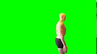 Били Джин насрал в greenscreen