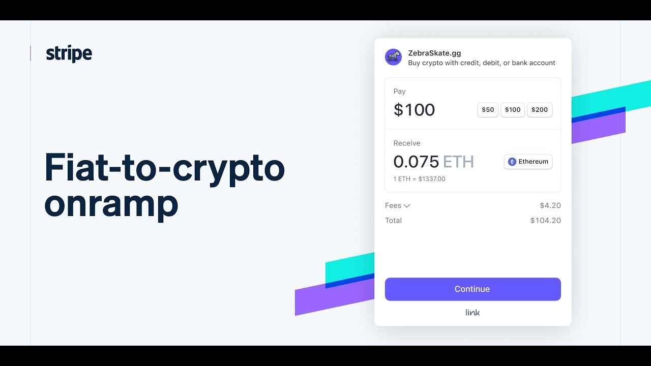 STRIPE pay now Accept CRYPTO currency: HOW it works