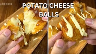 POTATO CHEESE BALLS EASY RECIPE | CHEESE POTATO BALLS