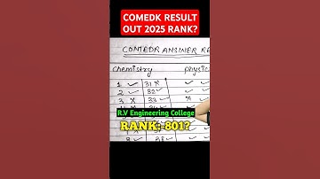 FINALLY GOT 1773 RANK in COMEDK 2025 | krishrajvikram | Kriscap education | #shorts#feed#result#nios