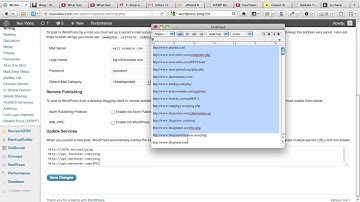 How to Update the WordPress Ping List