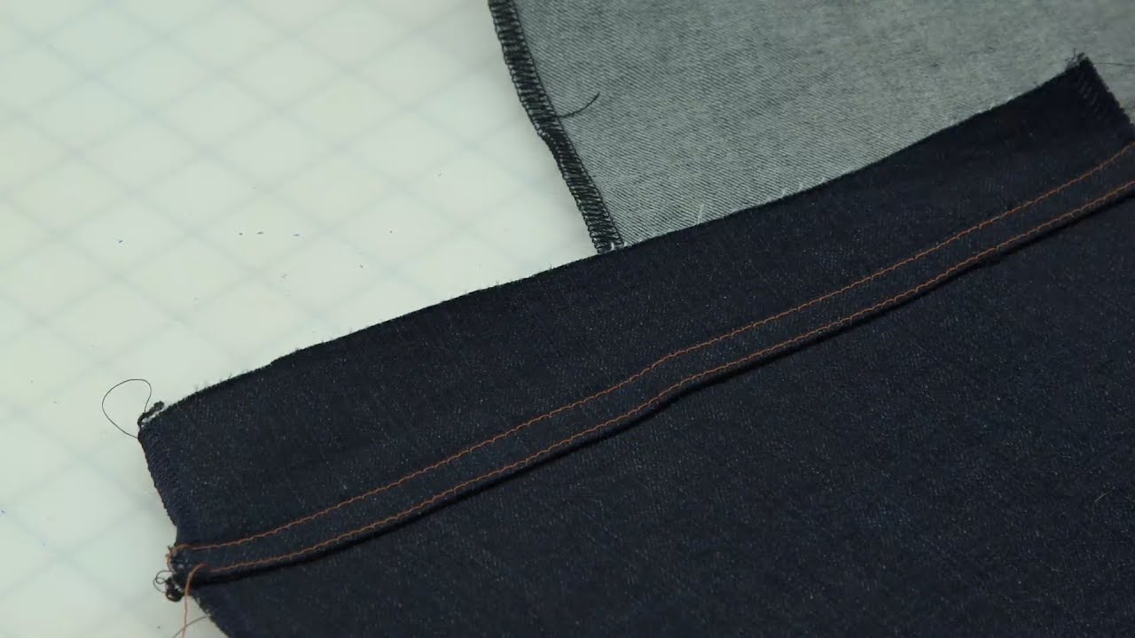 How to Sew a Flat Fell Seam - YouTube