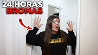 24 HORAS DE BROMAS PESADAS CON CÁMARA 0CULTA !! (SE ENFADA MUCHO) - Yao Cabrera ft Candela Diaz