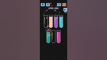 Water Color Sort Level 5351 Gameplay Solution WalkThrough