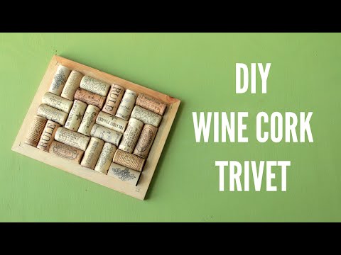 DIY Wine Cork Trivet (Pot Holder)