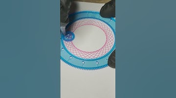 Spirograph Pattern basic #asmr #spirograph #art #asmrvideo #asmrsounds #satisfying #drawing #shape