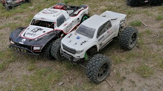 Losi 5ive-T & Traxxas Xmaxx 8S @DrABRACING