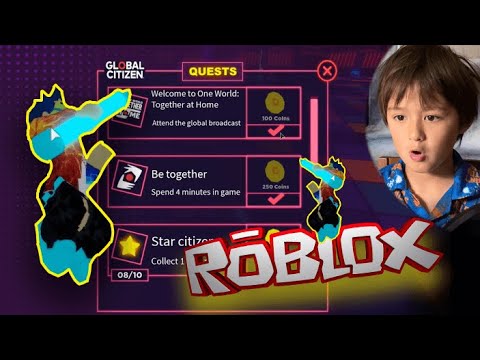 Join The Roblox Together At Home Virtual Concert Earn Coins Do Quests Youtube - roblox one world together at home concert