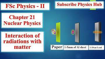 INTERACTION OF RADIATIONS WITH MATTER FSC PHYSICS PART 2  CHAPTER 21 NUCLEAR PHYSICS