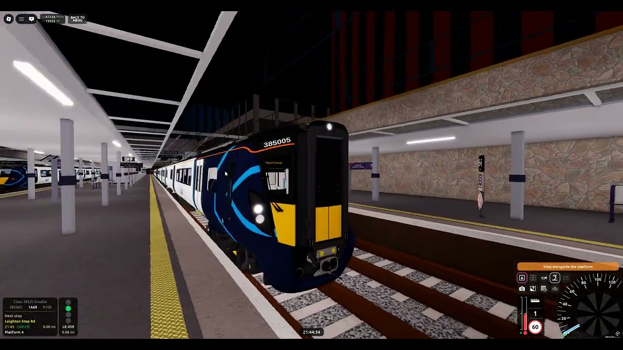 Roblox SCR v2.3.1 R108 Westwyvern➡️Stepford Airport Central (Class 385/0 (Double))