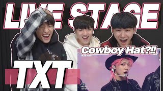 eng) TXT 'Blue Hour' Live Performance Reaction | Korean Dancers React | Fanboys Moments | J2N VLog