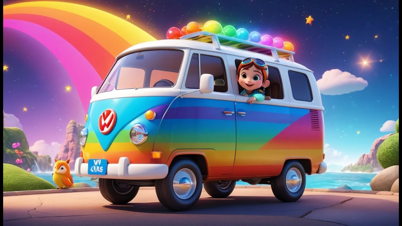Песня Бу-Бу – Летающий радужный спасательный фургон | Веселая детская песенка о первой помощи | П...