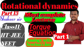 Torque equation analogy with Newton
