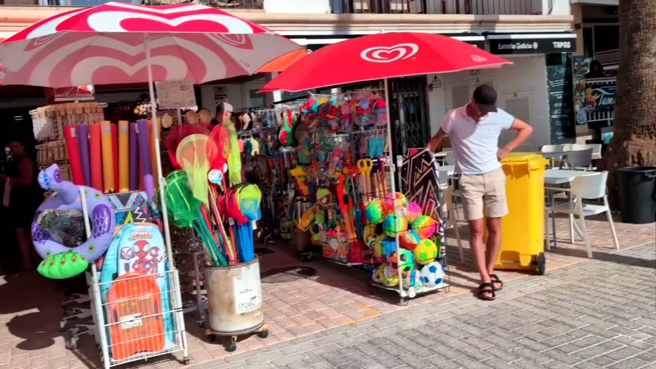 Looking Around Saint Jordi On A Hot Day