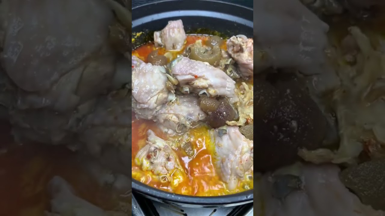 Come make Egusi soup and turkey with me for a client 