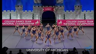 University of Michigan Dance Team Jazz 2024 - Semifinals