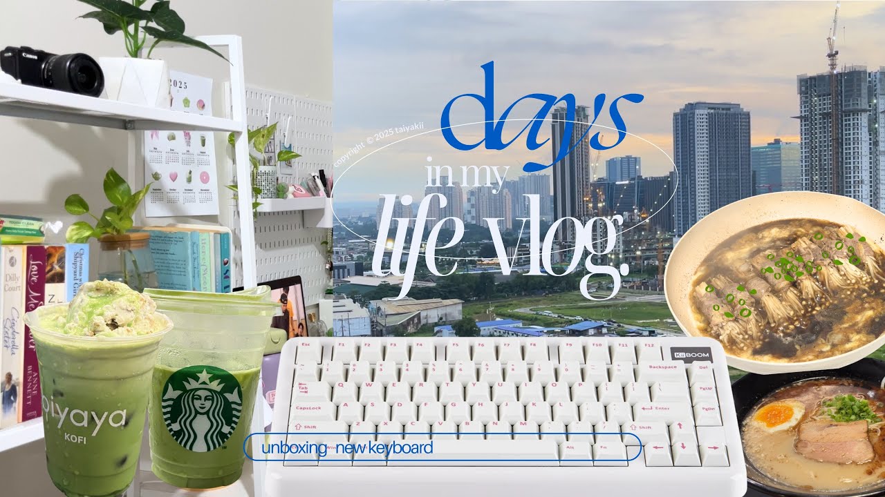 living alone diaries 🍲 | unboxing new keyboard ⌨️ , cooking vlog, life lately 🍥