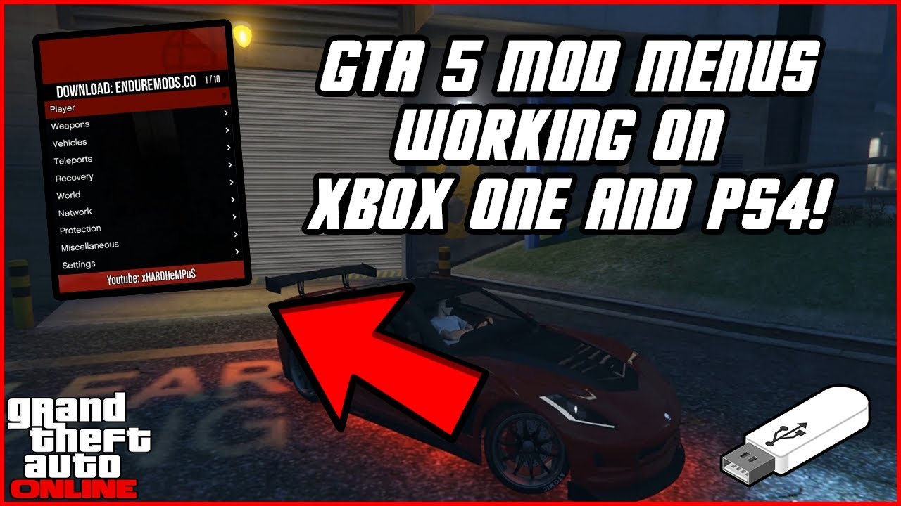 mod menu gta 5 ps4 download usb